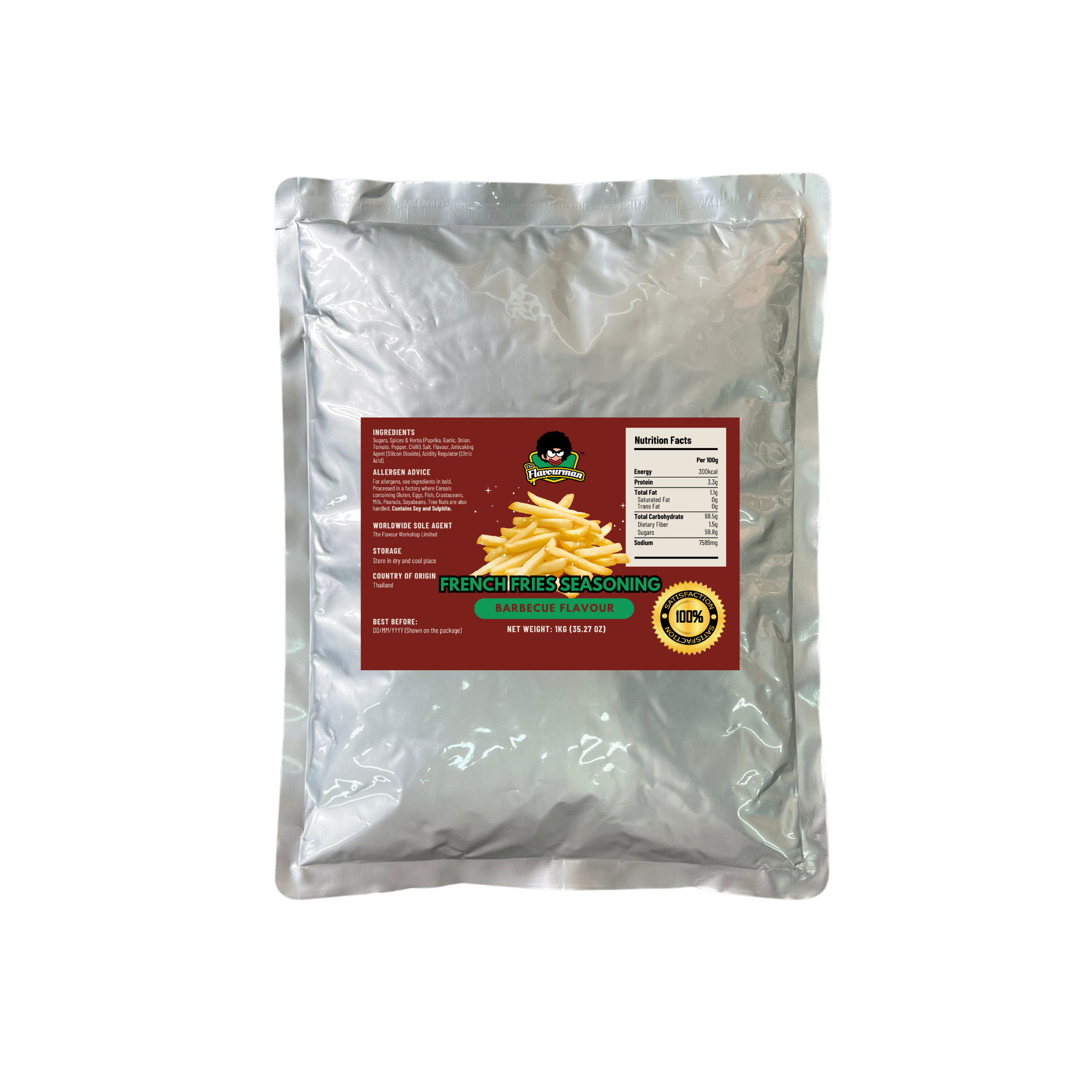 French Fries Seasoning (shake shake 粉) - BBQ Flavour (1KG)
