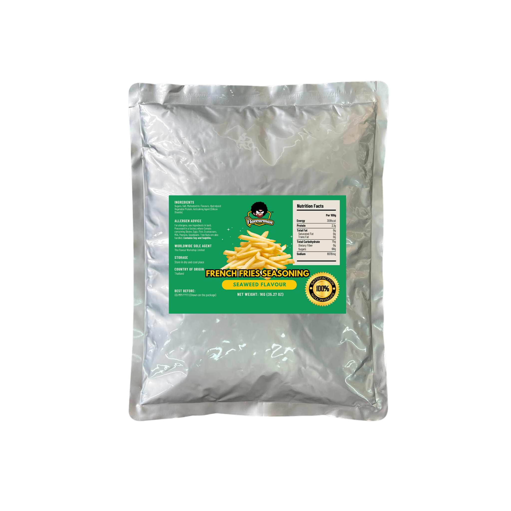 French Fries Seasoning (shake shake 粉) - Seaweed Flavour (1KG)