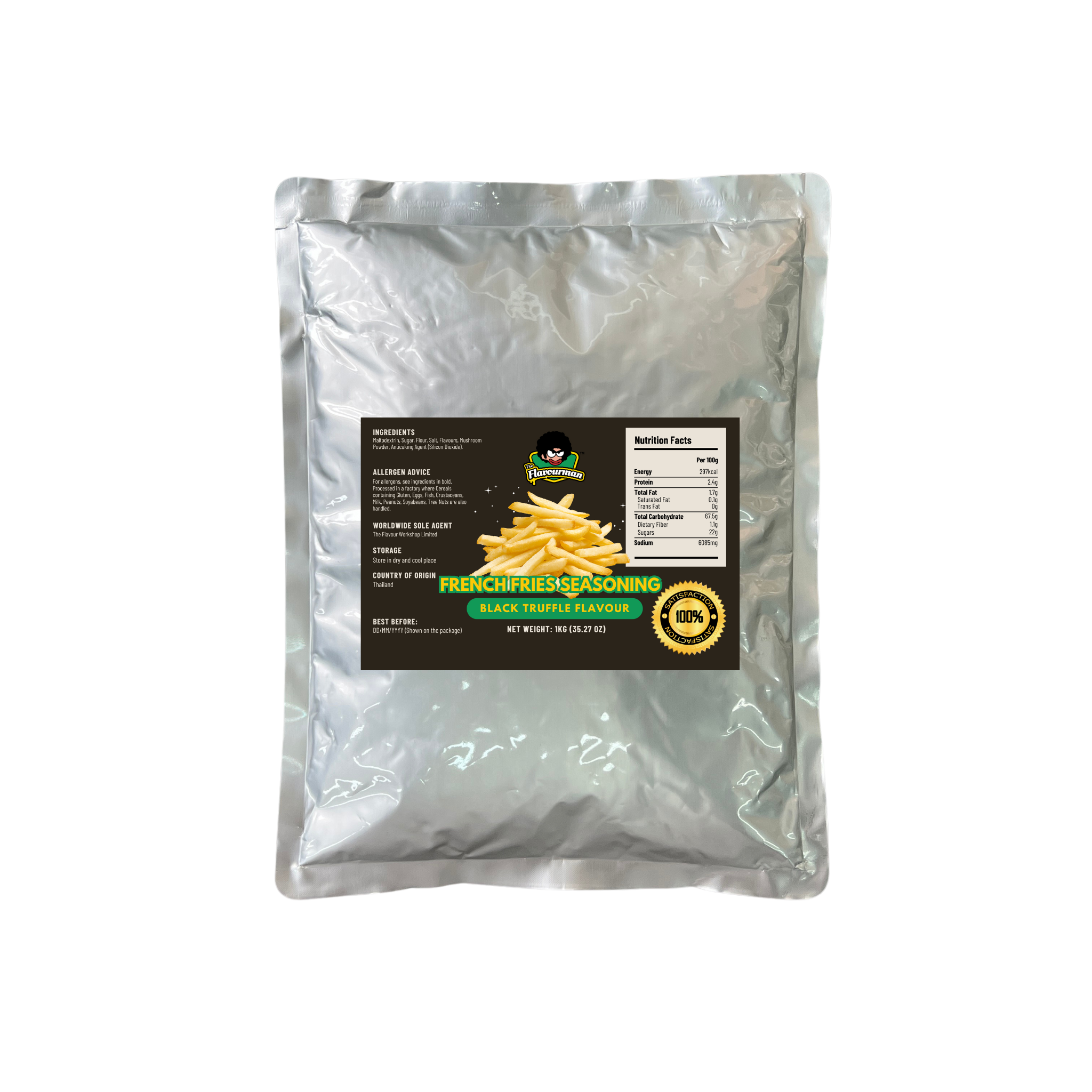 French Fries Seasoning (shake shake 粉) - Black Truffle Flavour (1KG)