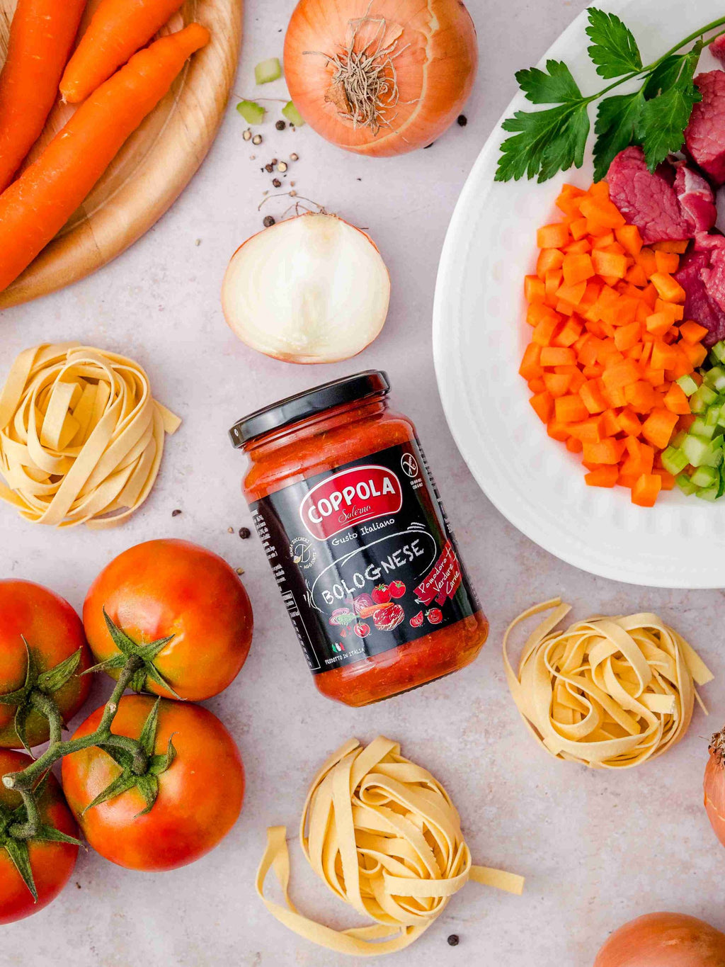 COPPOLA Bolognese - Tomato, Meat and Vegetables Pasta Sauce (350G) x 2pcs